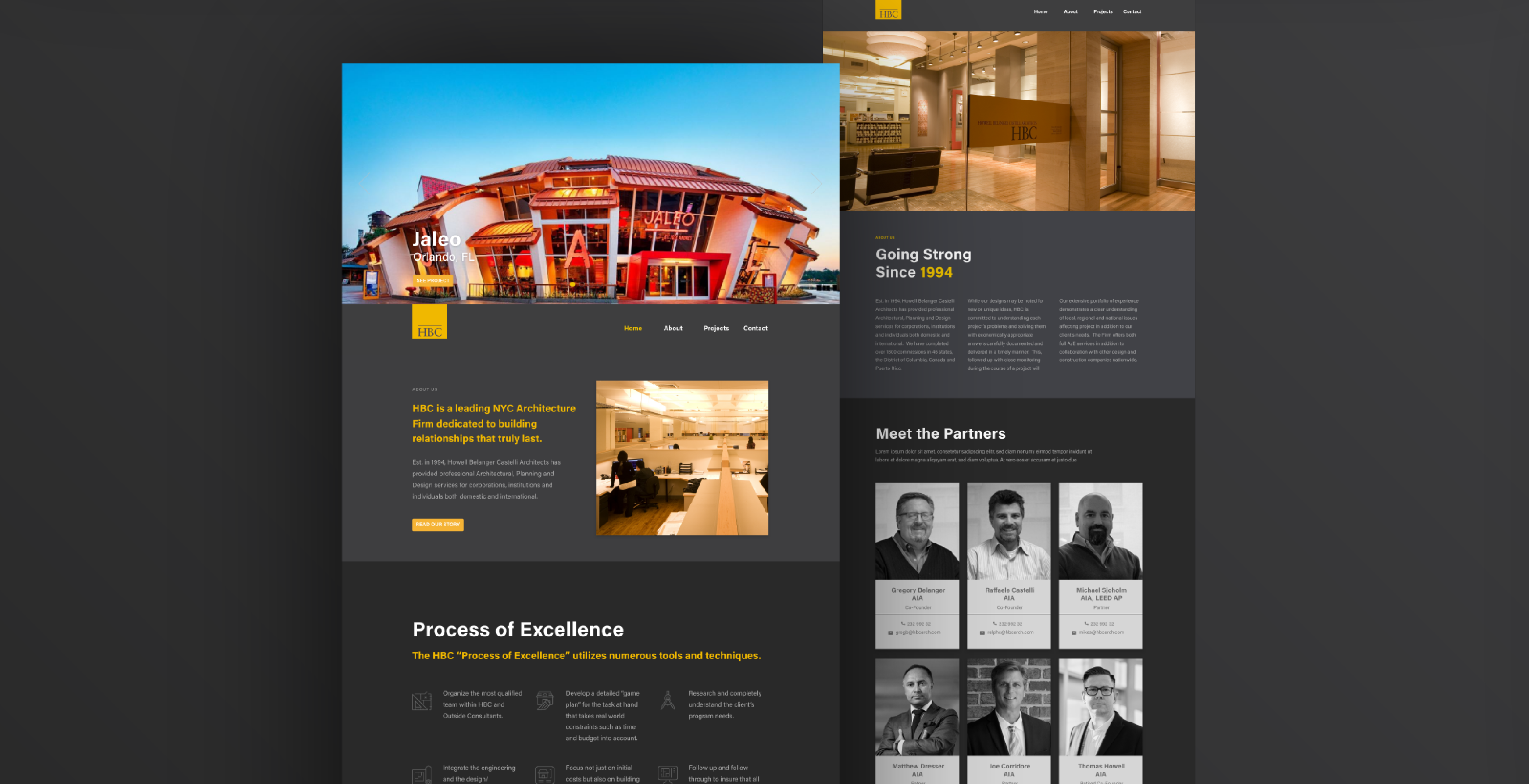 HBC Architects Website